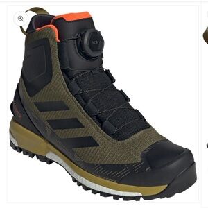 Adidas, Men's Terrex Conrax Boa Rain.Rdy Hiking Shoes, Green/Black, Size‎ 11 1/2
